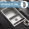 QruiLanTu1-1/2 Inch Dishwasher Kitchen Drain Pipe Hose Adapter, Kitchen Sink