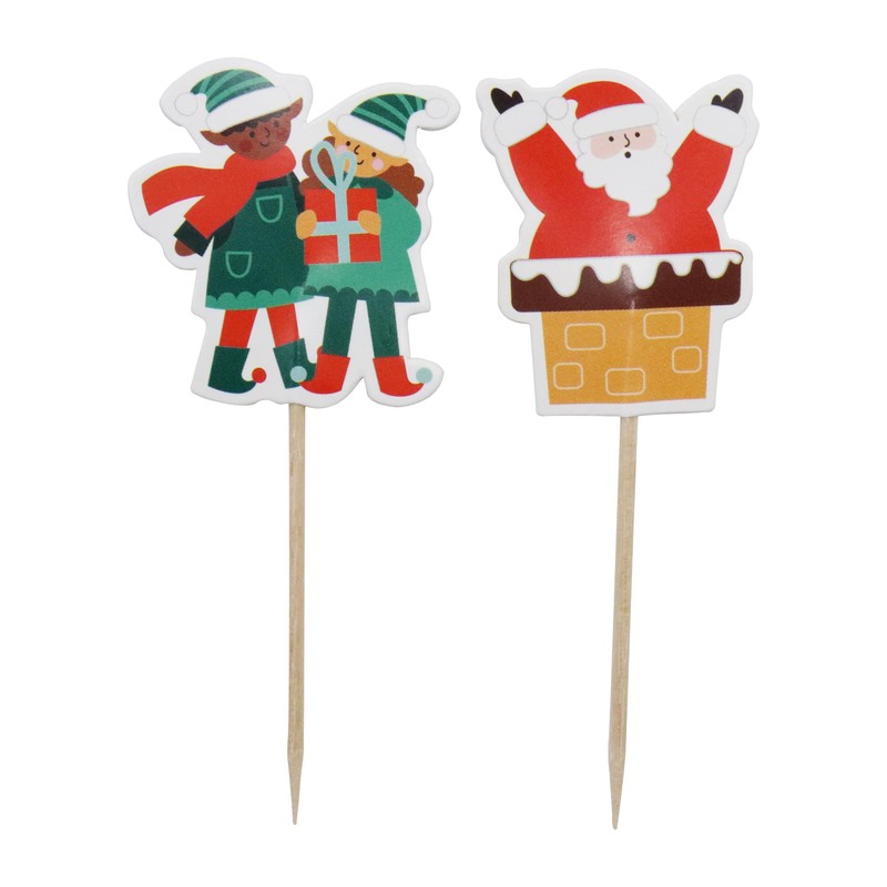 PME Christmas Bak Cases & Cupcake Decoration Set - Santa