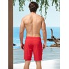 Arcweg Men's Swim Trunks 9" Swim Shorts with Compression Liner