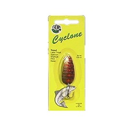 Thomas Spinning Lures Cyclone Fishing-Equipment, 1/4 oz, Gold/Red