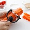 Astro 510-23 Black Black Cat Peeler, Made in Japan, Stainless