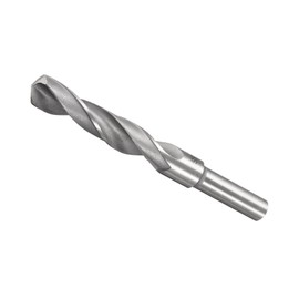 CoCud Reduced Shank Drill Bit, 16.5mm Cutting Edge 1/2" Shank, High Speed Steel 4241 Polished Twist Drill Bits - (Applications: for Aluminum Copper Wood Plastic)