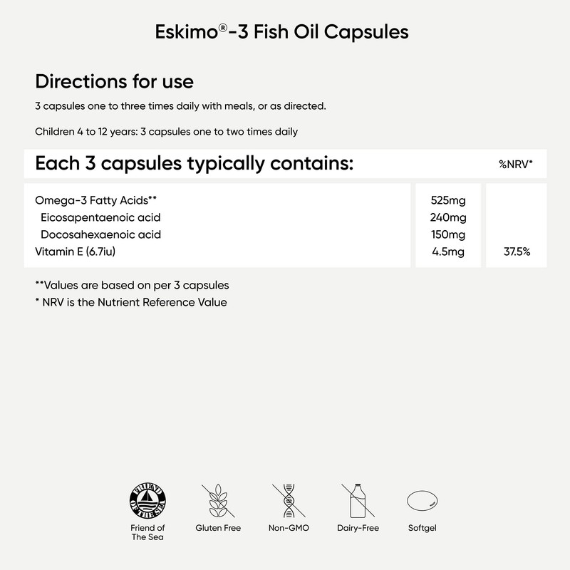 Eskimo-3 Fish Oil - Nutri Advanced - 105 Capsules