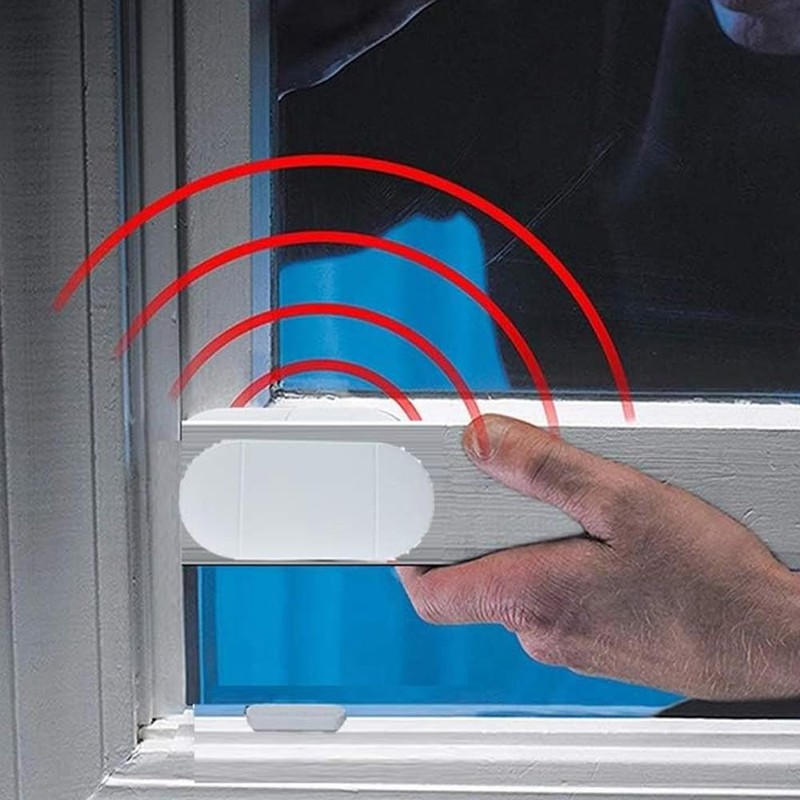 ZONADAH Door Alarm Sensor Entry Burglar Alert Wireless Remote Window