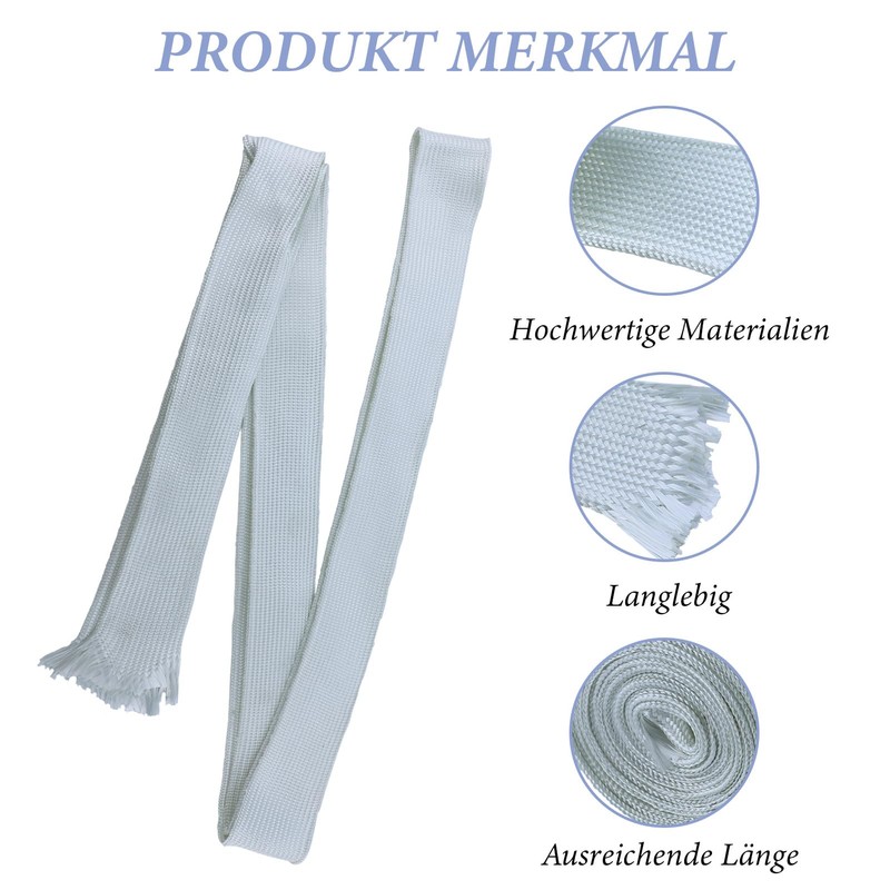 30 mm Exhaust Hose, 300 cm Additional Heating Hose, Fibreglass