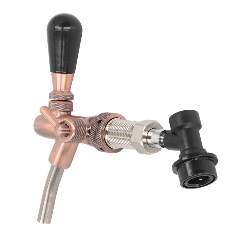 G5/8 Beer Faucet Brass Stainless Steel Beer Tap Adjustable Beer