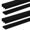 Landical 2 Sets 4 ft Long Plastic Sliding Cabinet Door