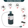 Jeebel Camp 24inch Propane Canister to Threaded Camping Stove Adapter