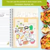 PECULA Recipe Book, 5.6"x 8.2" Recipe Book To Write In