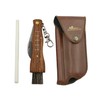 Acropolis Handmade Mushroom Foraging Knife, Knife With Brush, Eco Leather