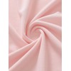 Latuza Women's Soft Viscose Short Sleeves Long Nightgown, Light Pink,