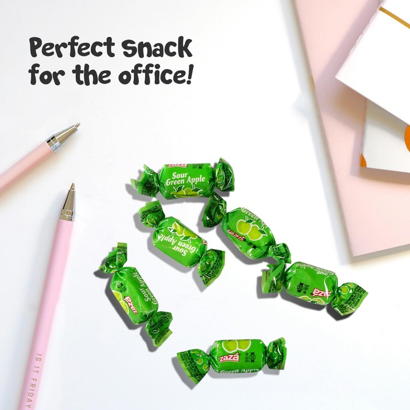 Sour Green Apple Chewy Candy Bulk Pack for Sweet Indulgence