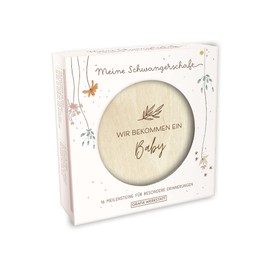 Grafik-Werkstatt 16 Wooden Pregnancy Milestones - Brown