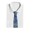 WILL BUDXEG The Starry Night Van Gogh Mens Novelty Necktie