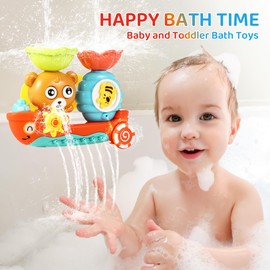 Bath Toy from 1 2 3 4 Years, Bear and Bee, Water Toy Children, Bath Toy Baby from 1 Year, Bath Toy, Water Toy, Baby Toy Gift for Boys Girls Birthday