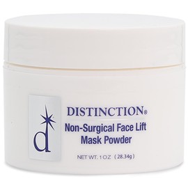 Distinction Non-Surgical Face Lift Mask Powder | Antiaging Mask to Tighten & Tone Skin | Contains Vitamin E for Radiant Younger Skin (1 Oz)