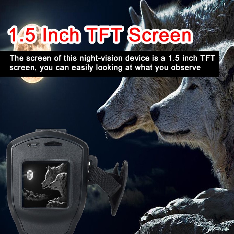 Portable Monocular Night-Visions Device Day Night Use Photo Video Playback