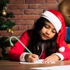 DEARMAMY Pack of 6 Christmas Candy Cane Ballpoint Pens Holiday