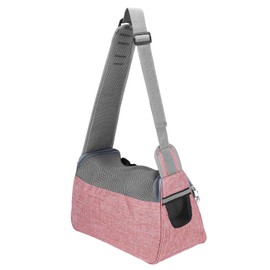 QWORK Small Dog Sling Carrier, Adjustable Sling Pet Pouch, Pet Sling with Cozy Bed and Thick Padding