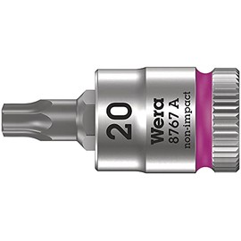 Wera 8767 A TORX® Zyklop Bit Nut with 1/4 Inch Drive TX 20 x 28 mm