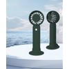 Portable USB Fan with Phone Stand, Handheld Mini Desk Fan