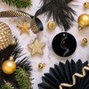 Black Cat Christmas Ornaments,Xmas Tree Hanging Ornaments Ceramic Keepsake