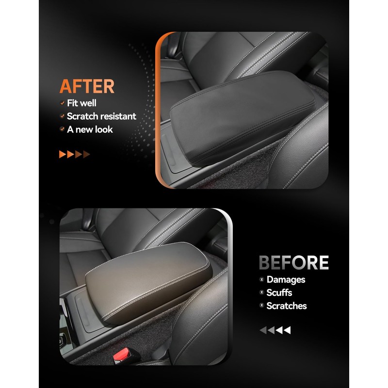 CDEFG for XC40 C40 2019-2025 Center Console Cover Armrest Cover
