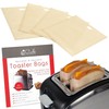 Reusable Toaster Bag - For Grilled Cheese Sandwiches, Pizza Rolls,