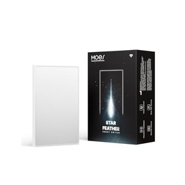 MOES Zigbee - Interruptor inteligente táctil ZigBee Star Feather 2026, se requiere cable neutro, color blanco. (1 Boton)