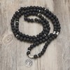 8mm Mala Beads 108 Meditation Bracelet Necklace with Tree of