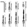 VZXZXE Drill Bit with Countersink 3 4 5 6 7