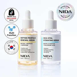 NIDA Hydrating Renewal Serum(s) CICA Hyaluronic acid Peptide Propolis Dry Skin Wrinkles:_Peptide-Propolis Serum (Wrinkle-focused)