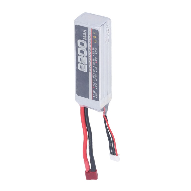 High Rate Lithium Battery Professional 11.1V 3S 2200mAh 45C RC