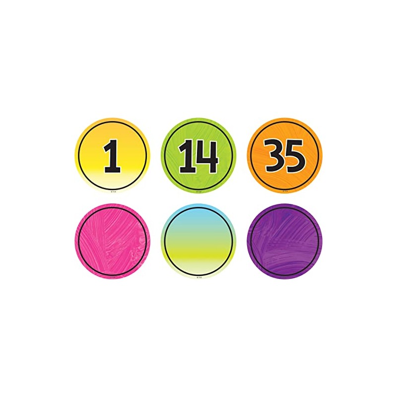 Teacher Created Resources Brights 4Ever Numbers Magnetic Accents (TCR77059)