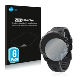 Savvies 6 Pack Screen Protector compatible with Wahoo Elemnt Rival Protection Film Clear