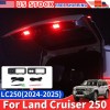 Lallker Tailgate Warning lamp Accessories 2024 2025 for Toyota Land
