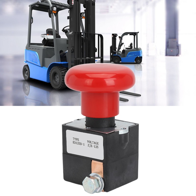 Emergency Push Button Switch DC80V Reliable Emergency Stop Switch Replacement