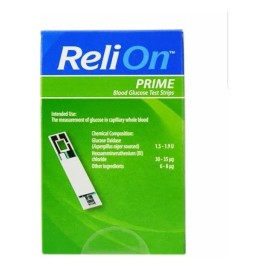 Relion Prime Tiras Glucosa