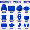 Chunky Chenille Yarn for Crocheting & Knitting, Jumbo Thick Soft