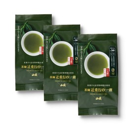 Powdered Green Tea Powdered Green Tea Gyokuro Japanese Tea Tsuji Shigeyuki Roasting Refill, 1.1 oz (30 g) x 3 Packs