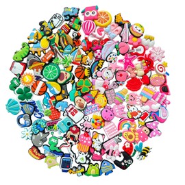 30, 50, 100pcs Random Shoe Charms for Boy Girls Women Men, Cool and Sweet Shoe Decoration Charms for Shoe Decoration Accessories | Waterproof PVC Material (Different 50 Pcs)