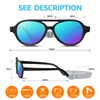 RIVBOS Baby Wrap Polarized UV400 Sunglasses - Soft Frame with