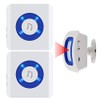 YisTech Wireless Motion Sensor Detect Alert, Home Security Driveway Alarm, Motion Detector Store Door Entry Chime Doorbell, Caregiver Pager for Elderly/Kids (1 Motion Sensor 2 Receiver)