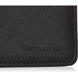 Samsonite portafolios RFID para pasaporte, color negro, talla única, Negro -, Una talla, portafolios de pasaporte RFID