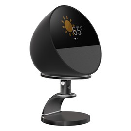 WAWXH1314 Rotatable Stand for Echo Spot, Tiltable Stand for Alexa Echo Spot, Aluminum Alloy Table Stand for Alexa Spot, Durable Echo Spot Desktop Holder Stand, Easy Use Echo Spot Stand (Black)