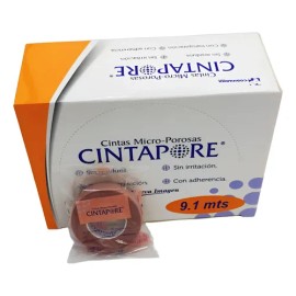 Cinta Microporosa 1.25 Cm X 9.1 Mts Color Piel