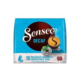 Senseo Coffee Pods Decaffeinated, 80 Pods, 16Count Pods (Pack Of 5) for Coffee Makers, Hot Coffee, Cold Brew Coffee, Espresso, Decaf, 80Count, 4051959