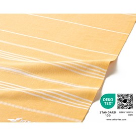 Fit-Flip Hammam Towel Made of 100% Recycled Cotton, Sustainable and Natural, Sauna Towel, Beach Towel, Bath Towel, Yoga Towel, Honey, 100 x 200 cm, Sultan