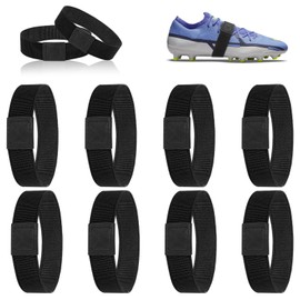 HweeWanX Shoelaces Fixing Band, Elastic Fixing Band, Shoelaces Fixing Band Football Boots, black