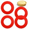 WYBG 4 Pcs Mini Pie Crust Shields, Silicone Pie Pan